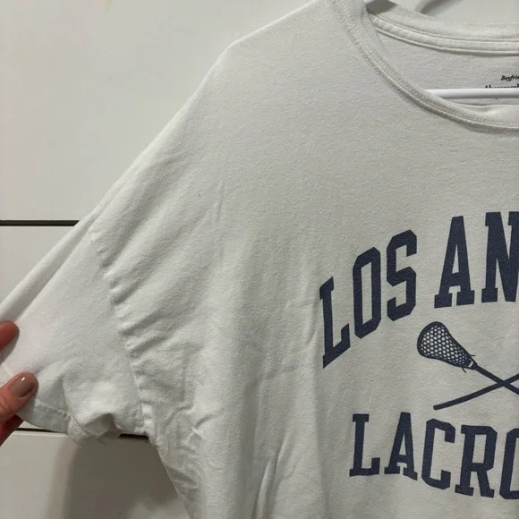 Abercrombie Boyfriend Tee Los Angeles Lacrosse - Picture 3 of 6